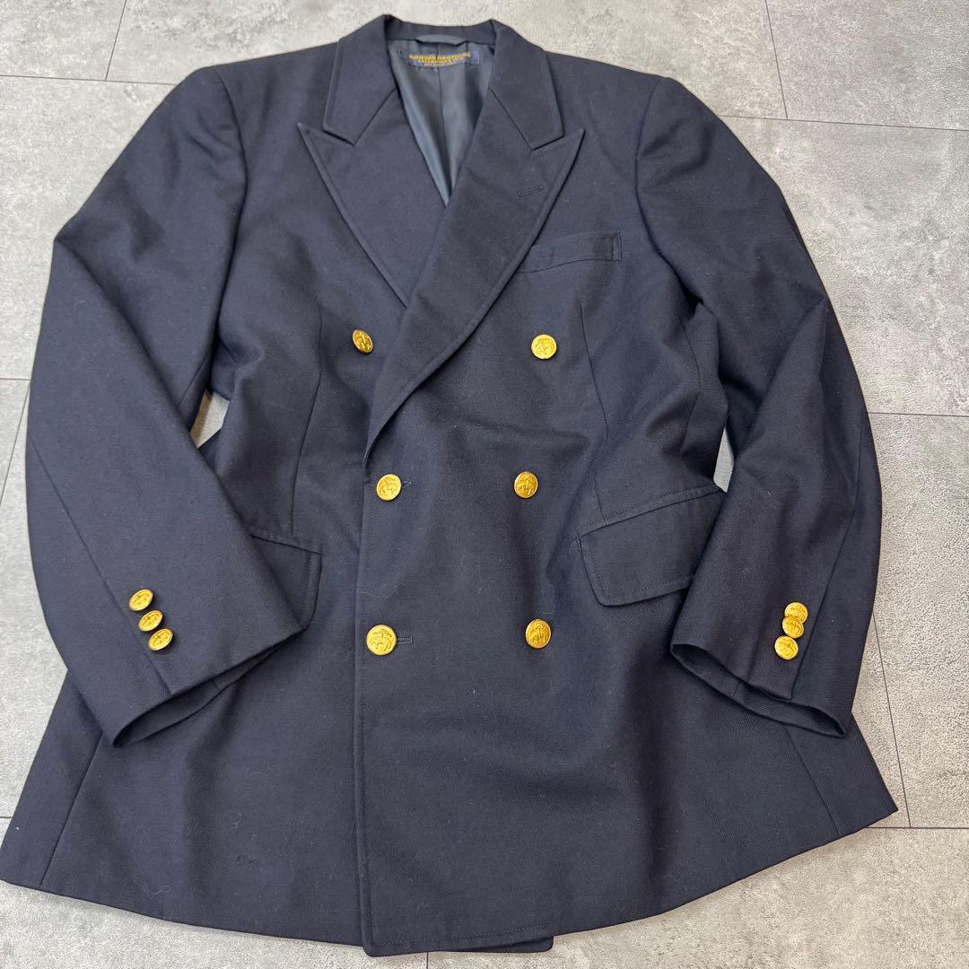 Brooks Brothers テーラードジャケット ダブル 紺ブレ 金ボタン