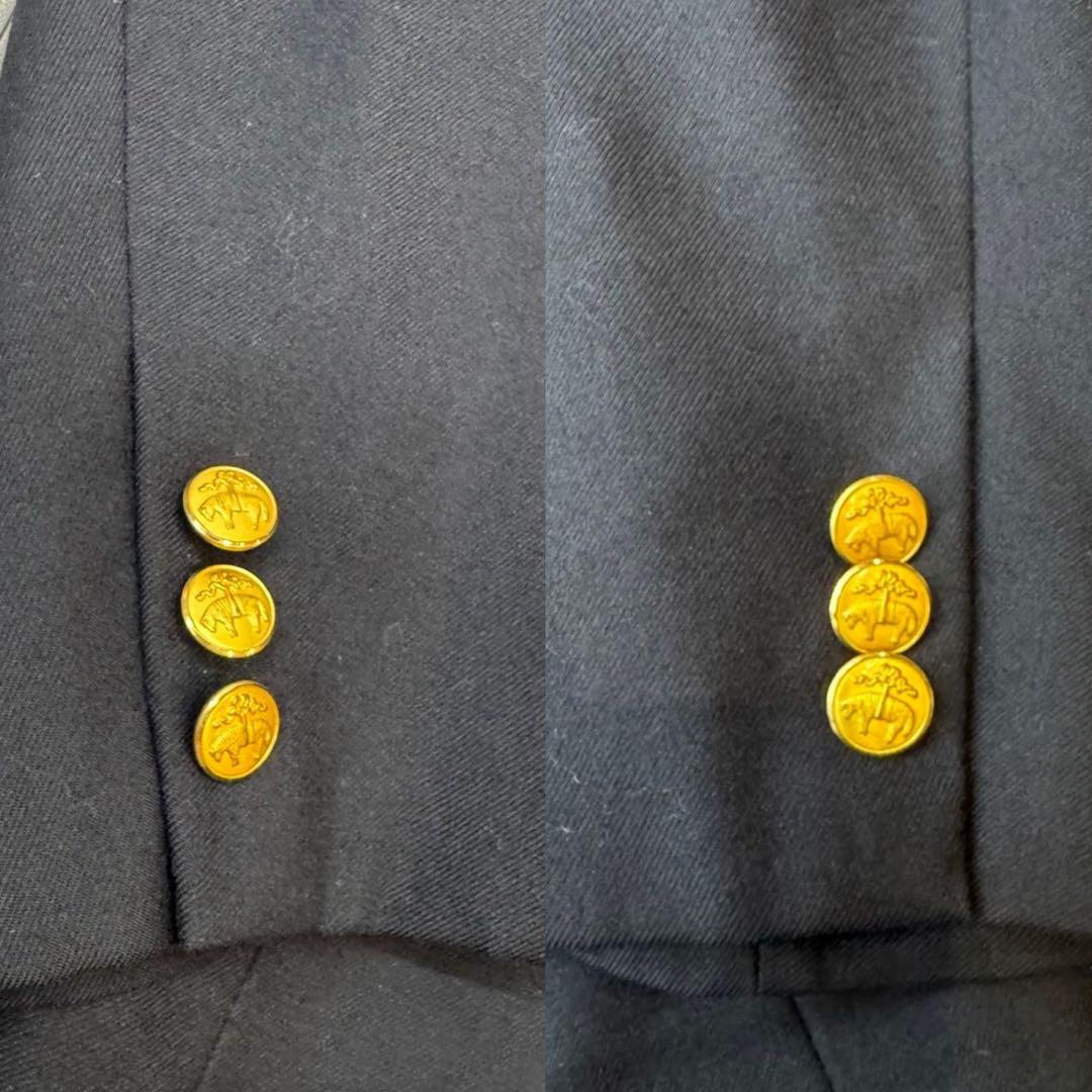 Brooks Brothers テーラードジャケット ダブル 紺ブレ 金ボタン