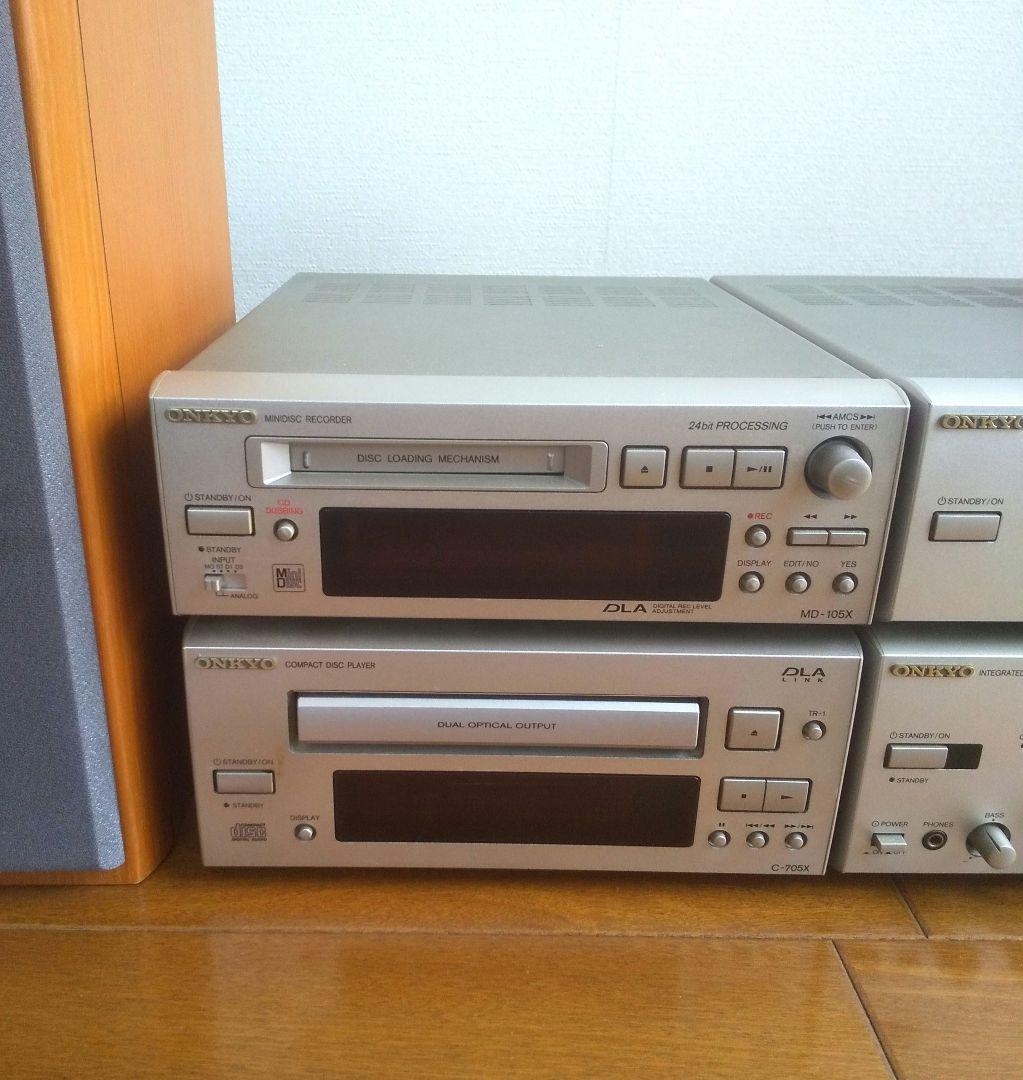 ONKYO オンキョー システムコンポ コード・取扱説明書あり