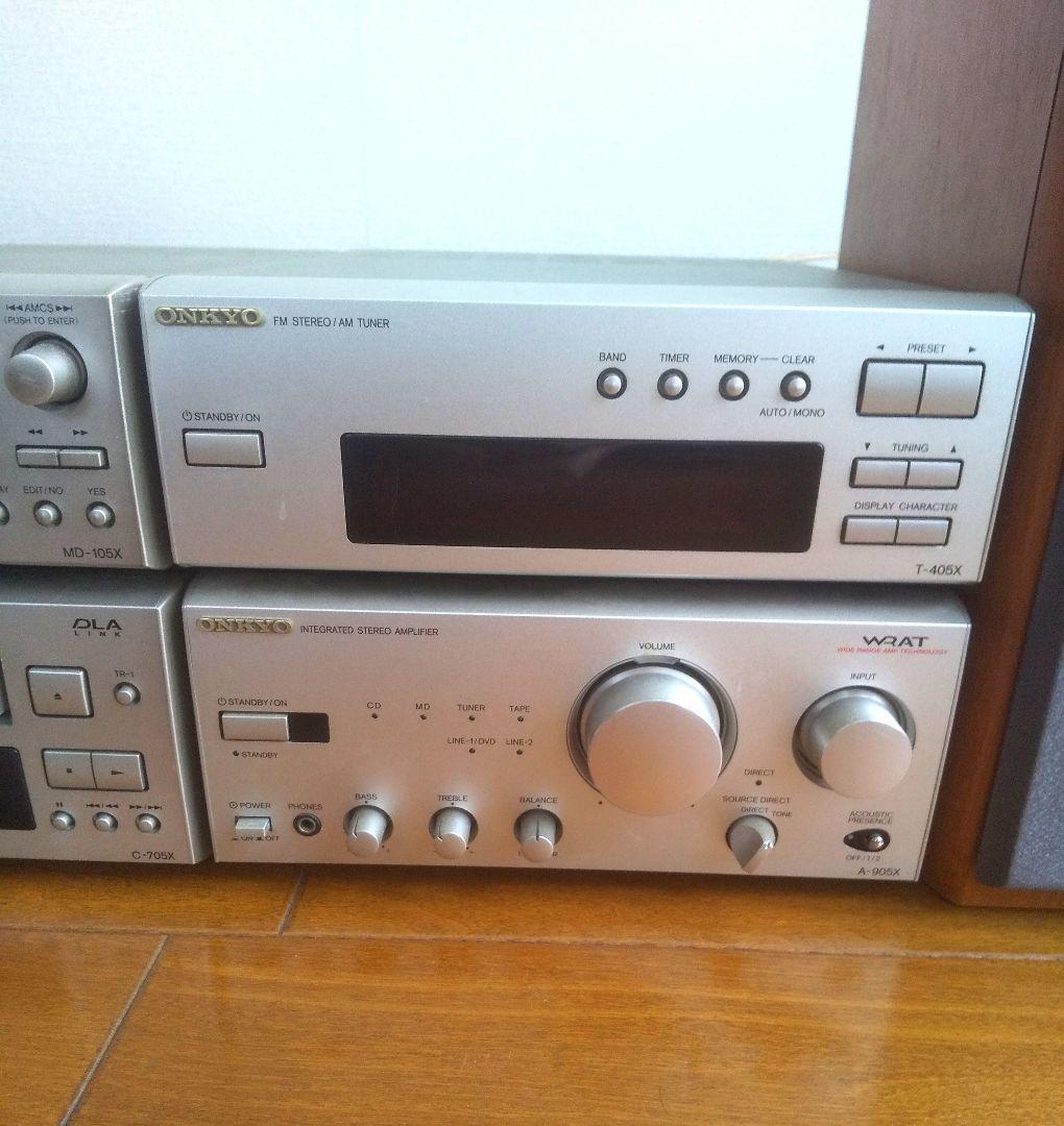 ONKYO オンキョー システムコンポ コード・取扱説明書あり