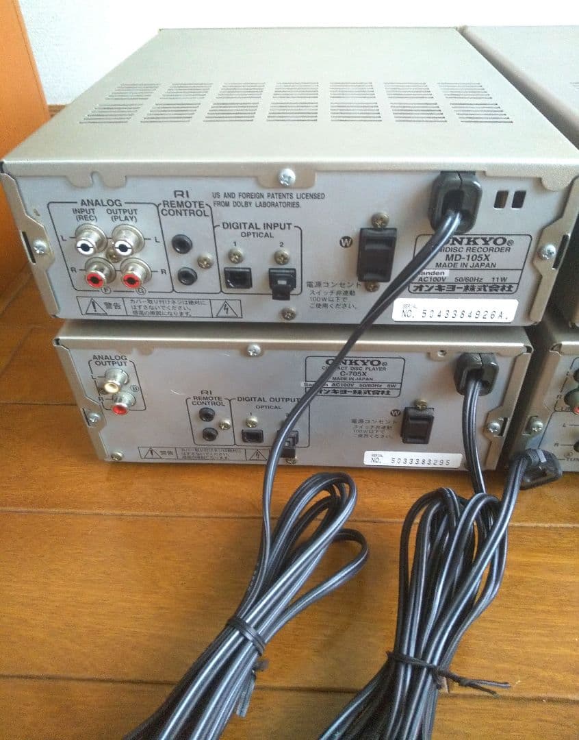 ONKYO オンキョー システムコンポ コード・取扱説明書あり