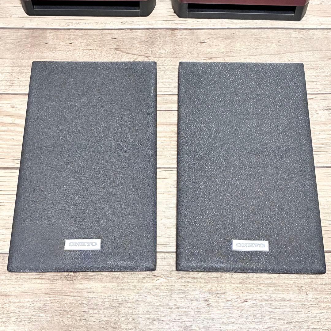 名機 ONKYO D-152E スピーカーシステム 木目調 シリアル同一