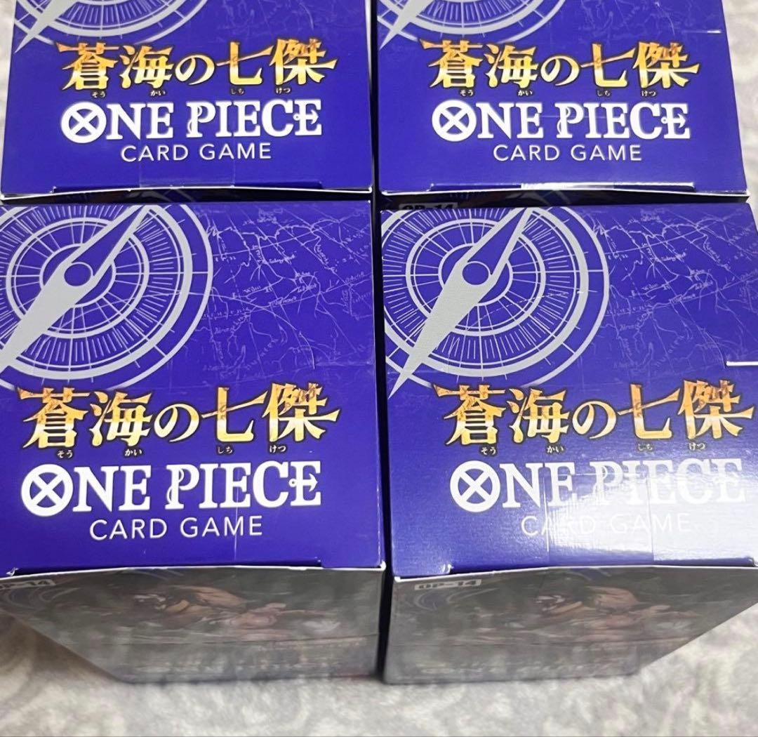 ワンピースカードゲーム　蒼海の七傑　4BOX テープつき