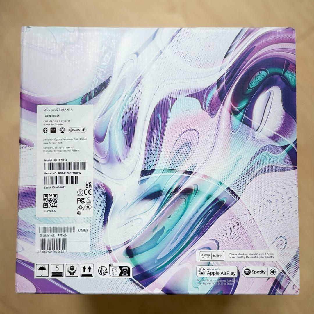 Devialet Mania Deep Black｜2028年5月まで延長保証