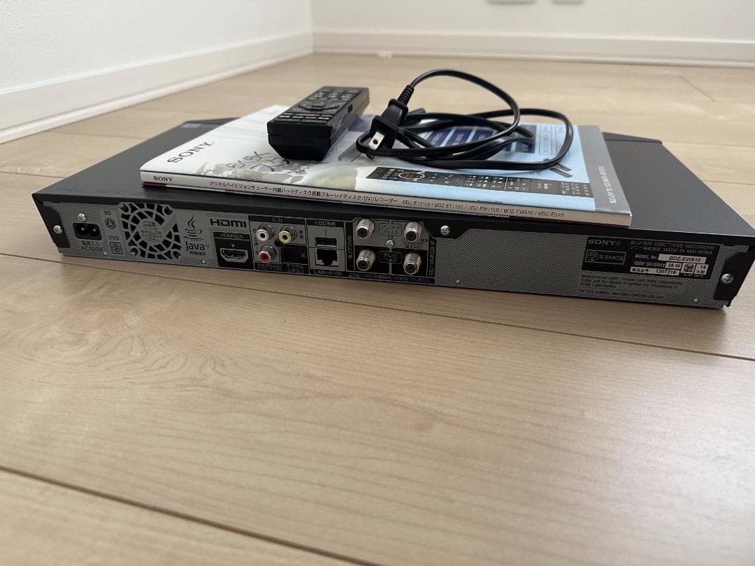 SONY ブルーレイレコーダー 本体　BDZ-EW510