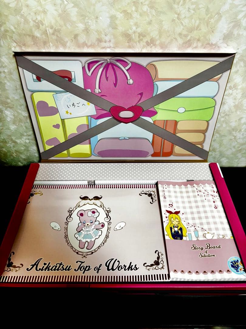 アイカツ！　TOP OF WORKS vol.1、2セット※1のみステッカーあり