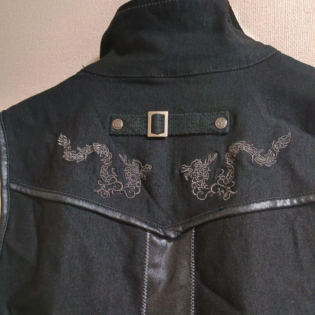 【Ozz Croce】オッズクローチェ　ベスト　シフォンデニム