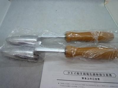 13日までお値引き中　タキイ　ランプ付　和裁コテ　鏝２本付　未使用保管品