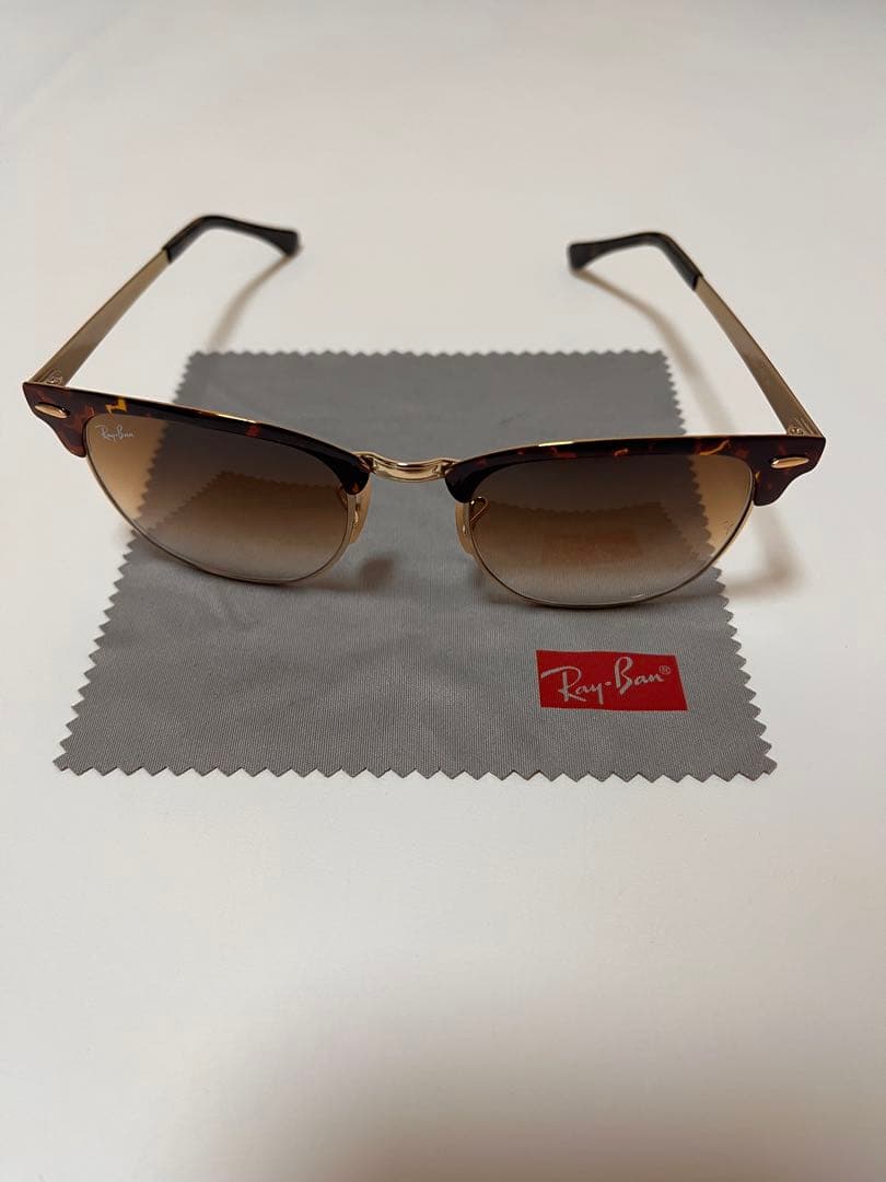 Ray-Ban ラウンドサングラス ダークブラウン