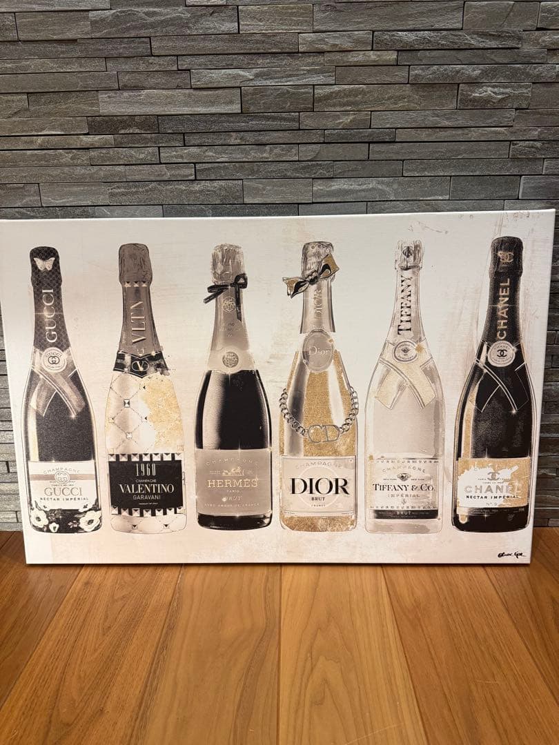 オリバーガルキャンバス絵画シャンパン