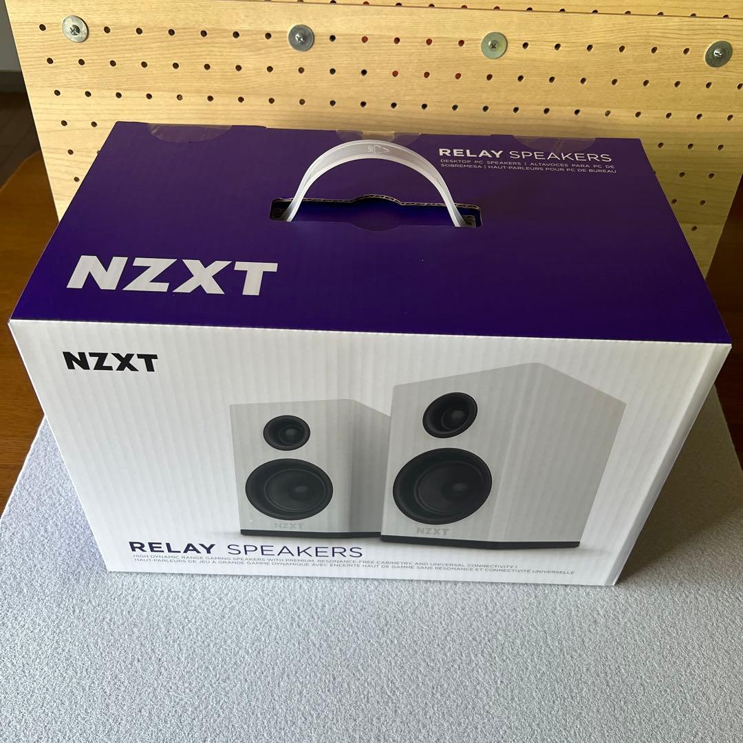 NZXT Relay Speakers ホワイト アンプ内蔵PCスピーカー