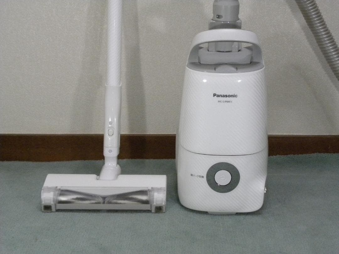Panasonic軽量スリム掃除機MC-SJP840Kからまないブラシ