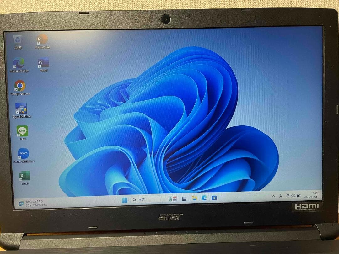 Acer Aspire Office メモリ8GB SSD256GBHDD1TB