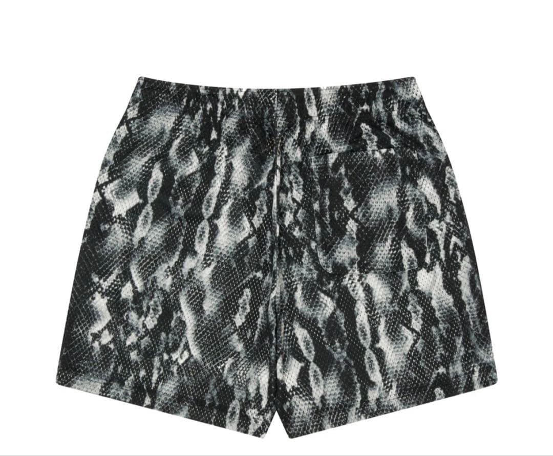 ウェア Snake Mesh Zip Shorts (black)
