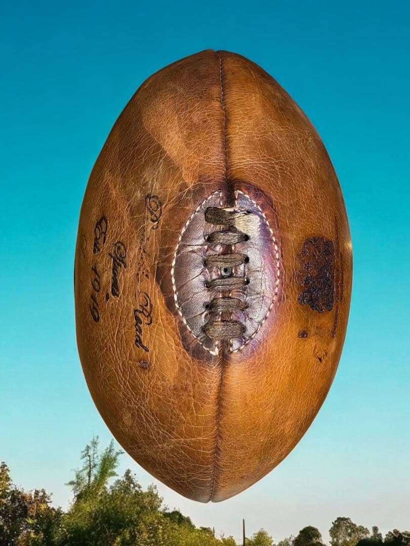s*f様 1919年 ラグビーボール ヴィンテージ 本革