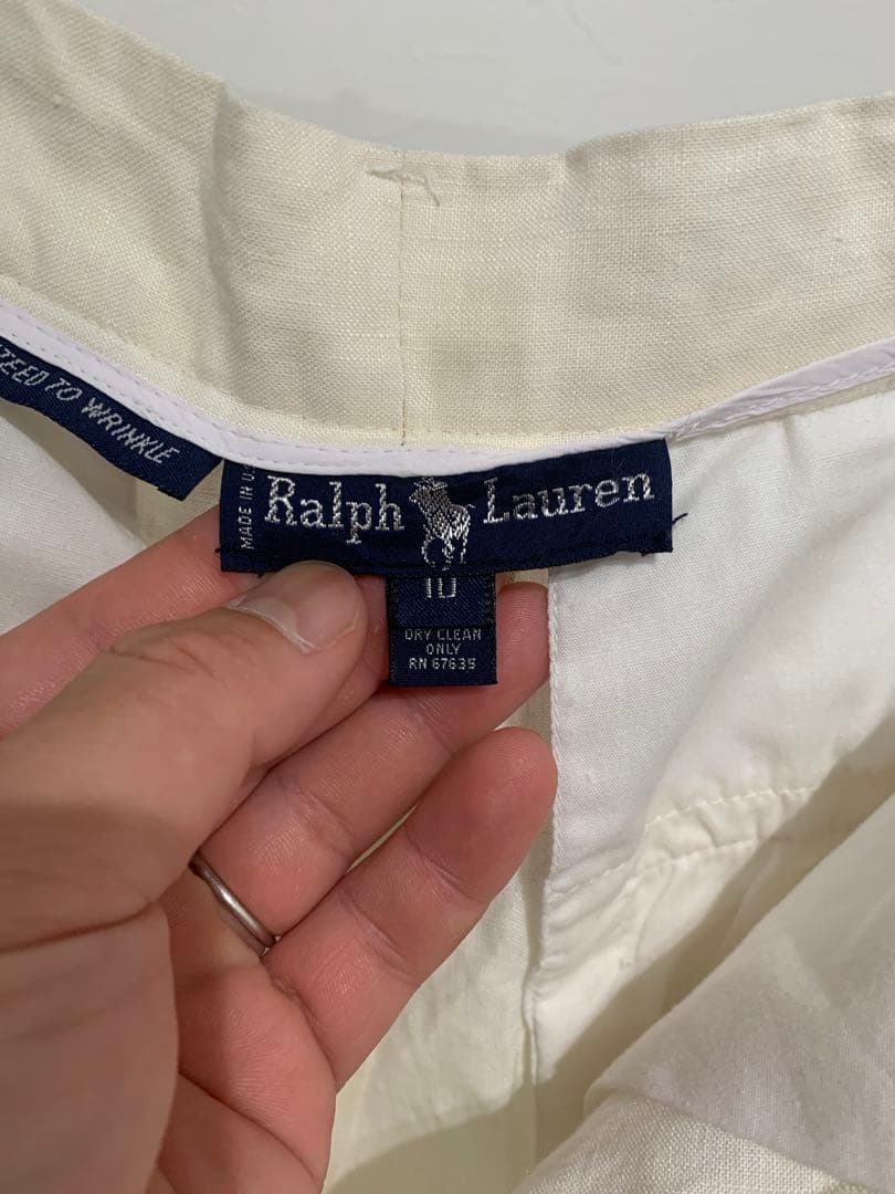 〜90s USA Ralph Lauren linen pants 10
