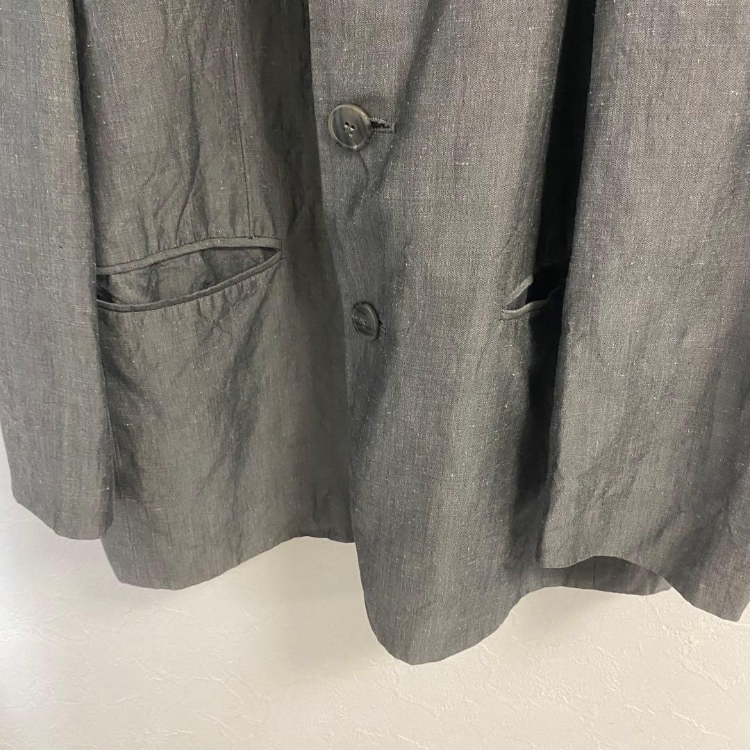 超希少　90s GIORGIO ARMANI マオカラージャケット　リネン