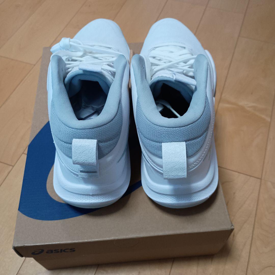 アシックス 26.5cm NOVA SURGE3 バスケット ホワイト 白