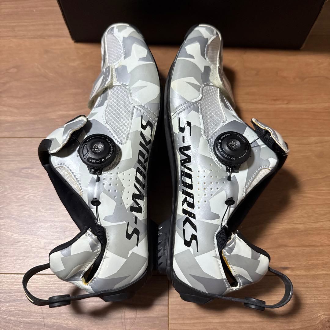 S-Works trivent 自転車シューズ ホワイト・グレー・ブラック