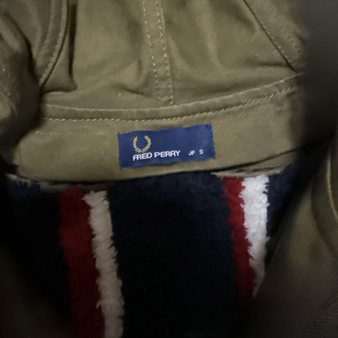 美品 FRED PERRY フレッドペリー モッズコート S オリーブ