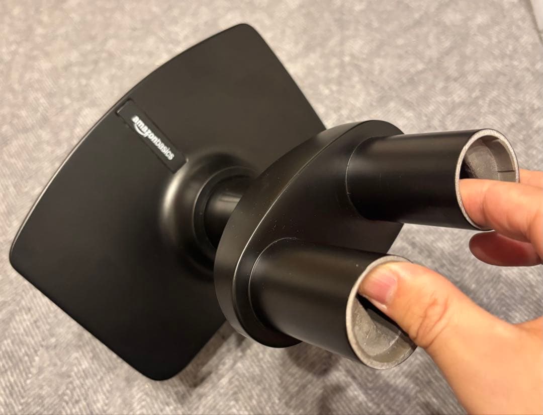 Amazonベーシック　デュアルモニターアーム　エルゴトロンOEM