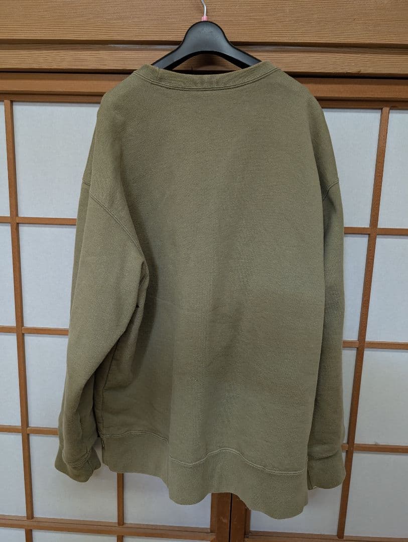 WTAPS Supreme クルーネックトレーナー オリーブ　L