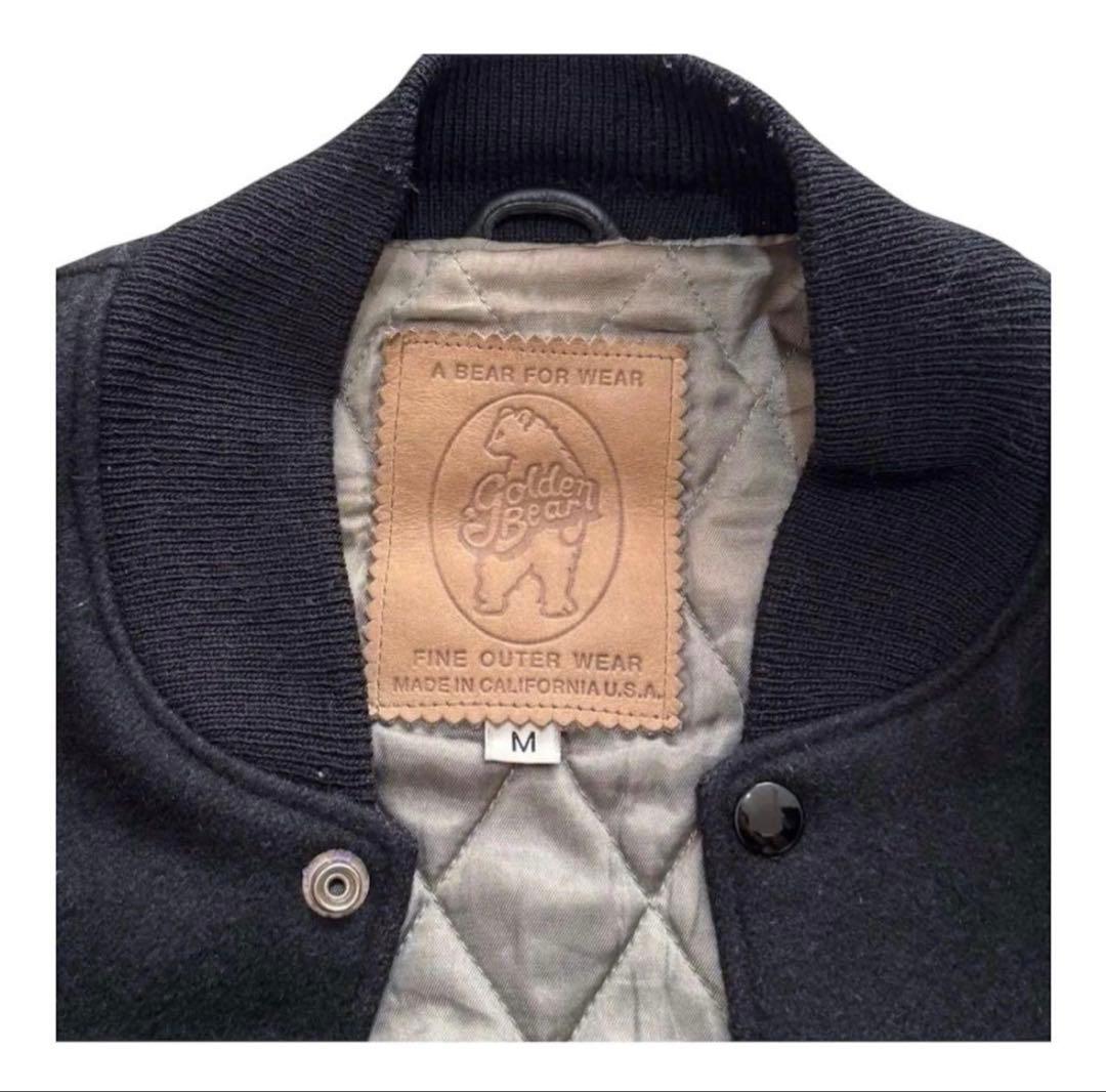 キヨP80s 70s golden bear レザースタジャン オ無地