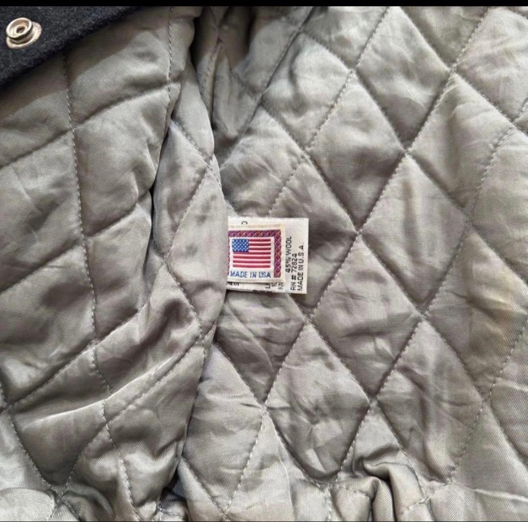 キヨP80s 70s golden bear レザースタジャン オ無地