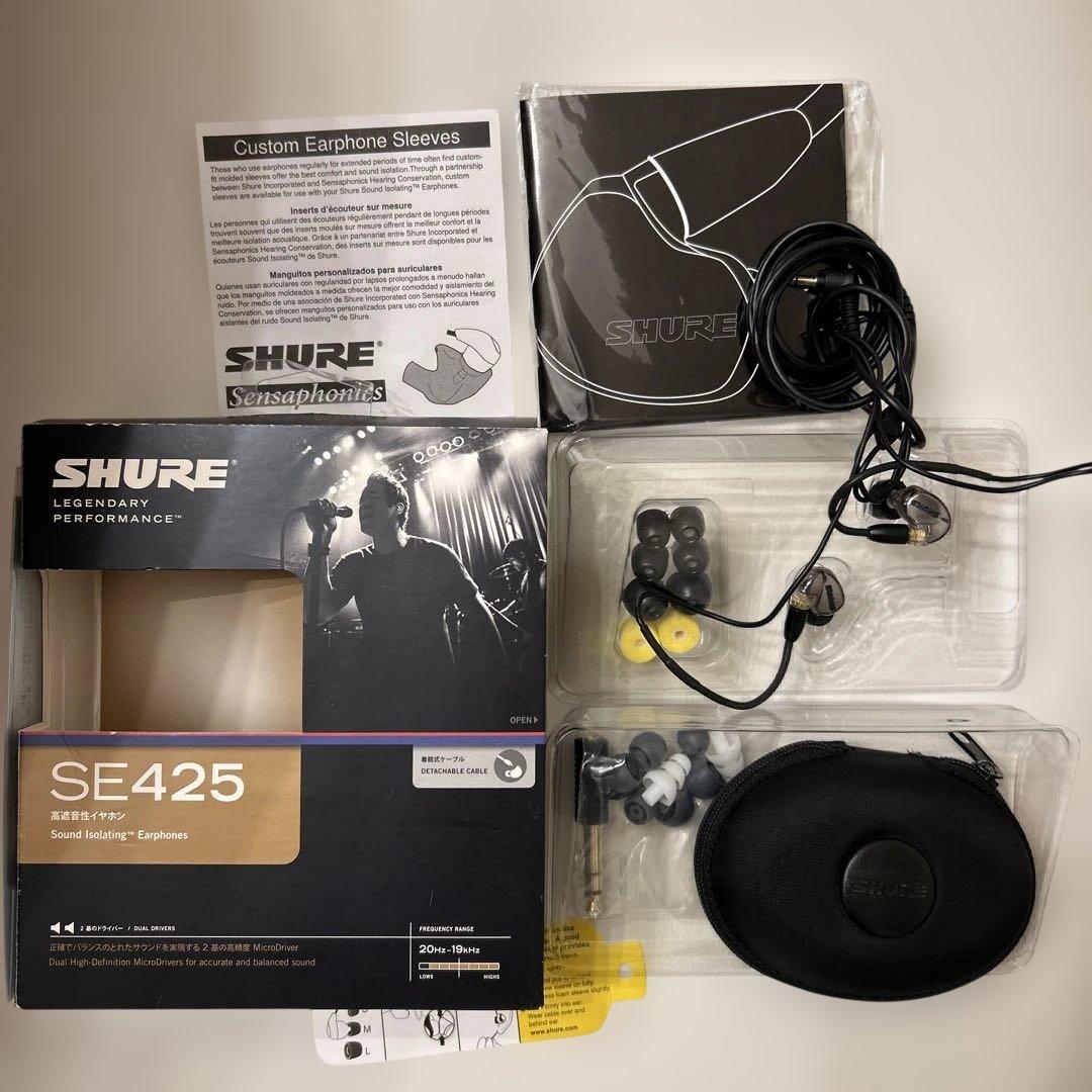 イヤホン SHURE SE425