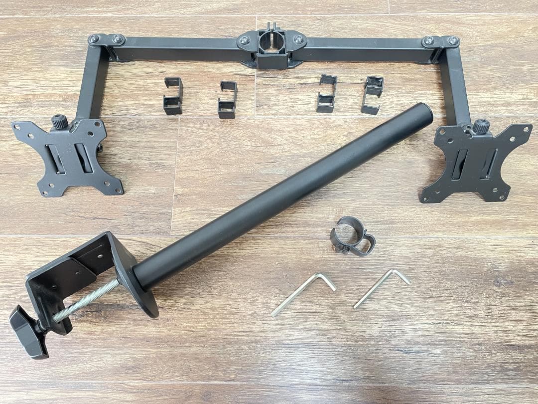 グリーンハウス モニターアーム 5軸 2アーム GH-AMCG02