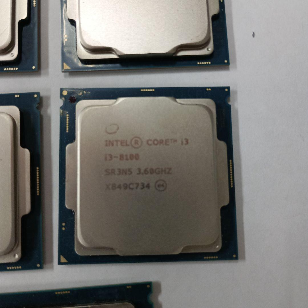 Intel Core i3-8100 CPU SR3N5 3.60GHz　5個
