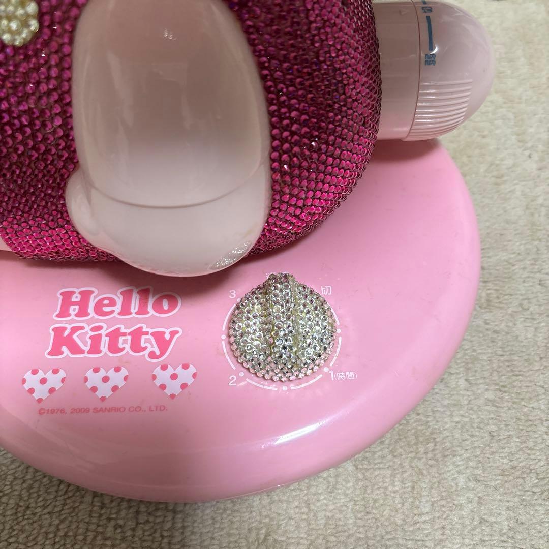 美品／ハローキティ 卓上扇風機 スワロ付き