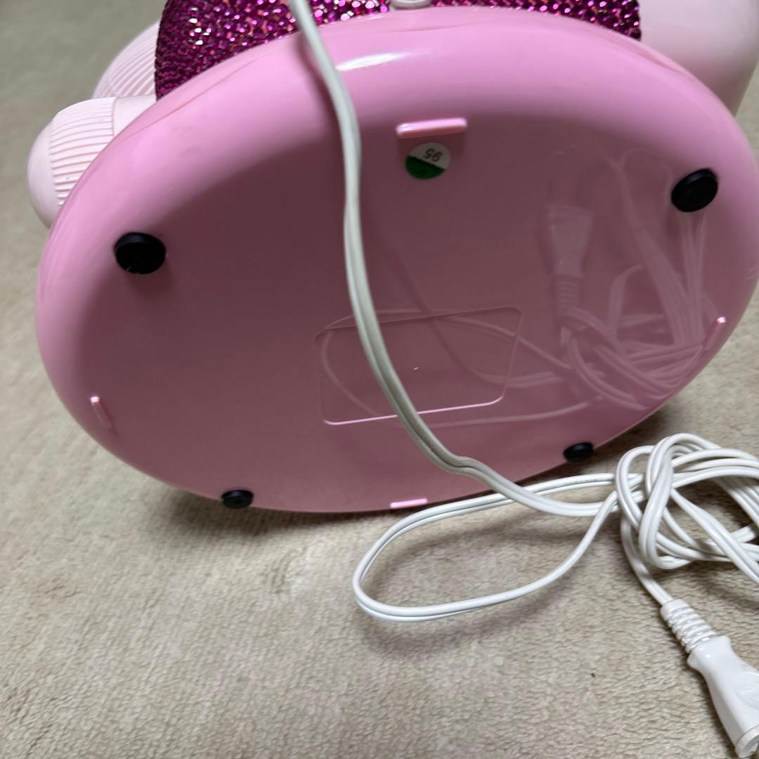 美品／ハローキティ 卓上扇風機 スワロ付き