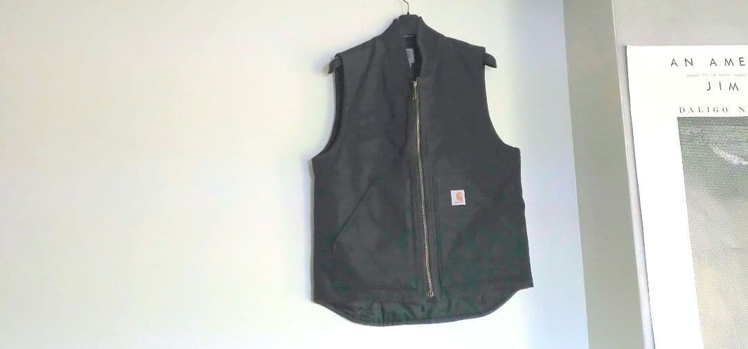 ❒Carhartt ダックベスト【 黒】✨USED美品❴メキ製旧タグ❵