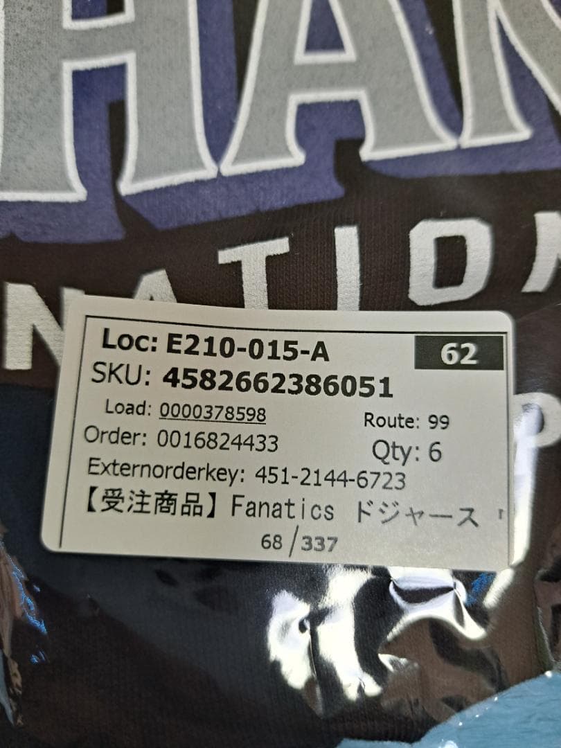 公式特別限定受注生産品ナショナルリーグチャンピオンズ ロスターTシャツブラック