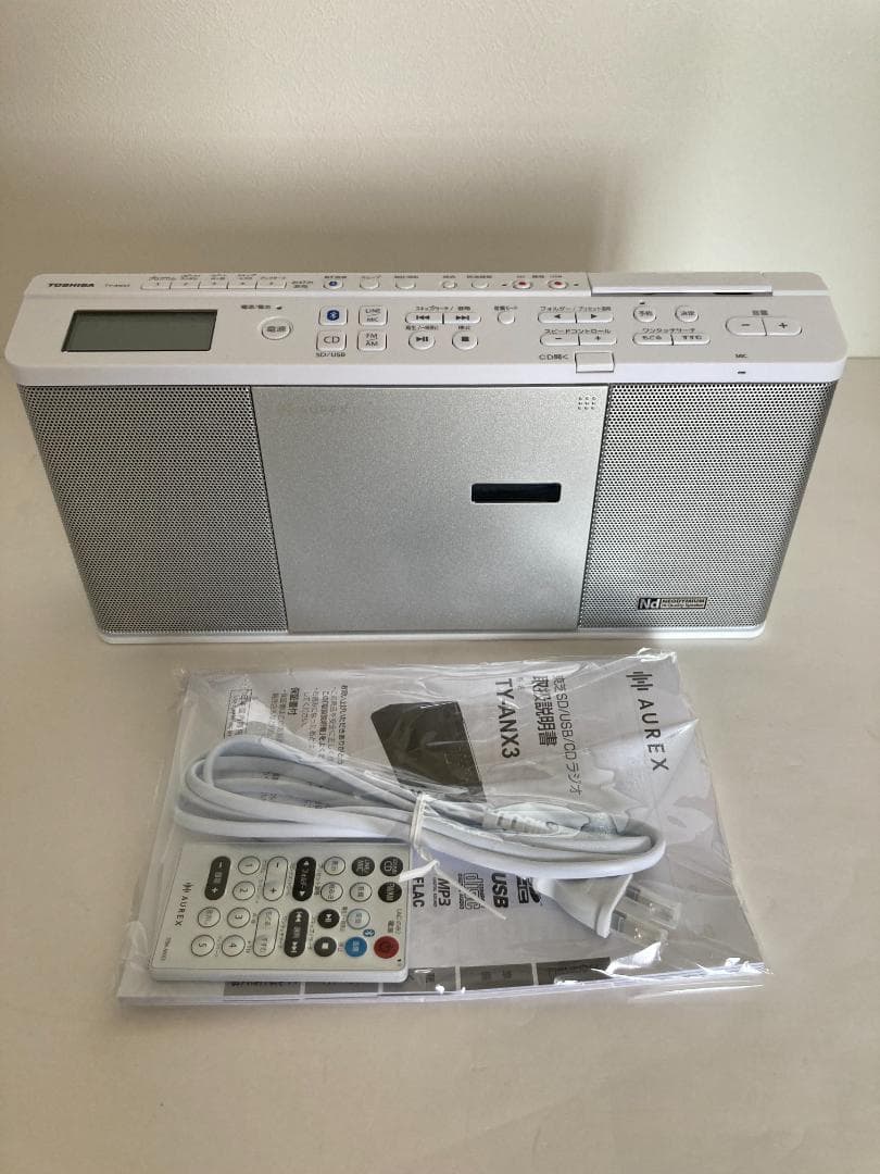 CDラジオ　東芝／高音質ハイスペックモデル　24年製 TYANX3