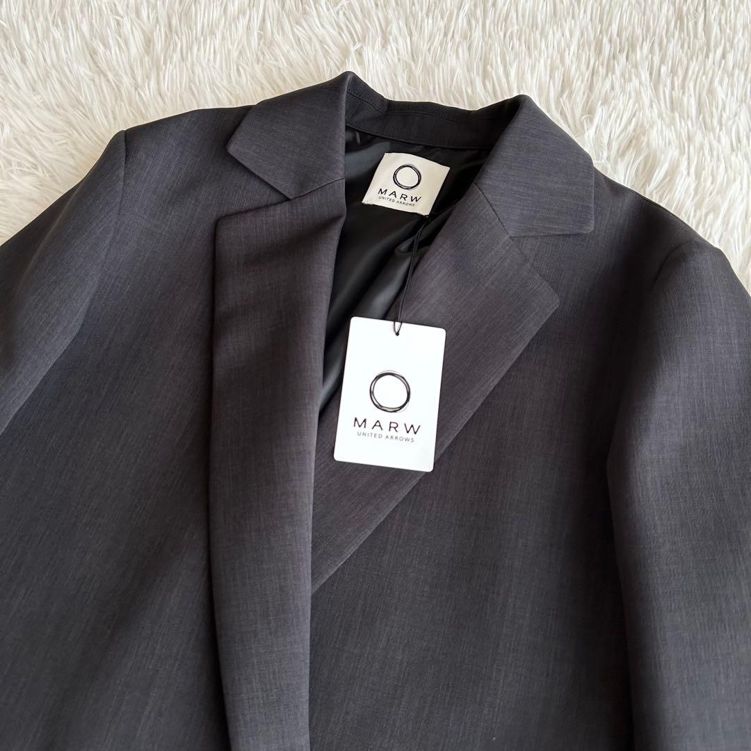 新品タグ付き✨ MARW ユナイテッドアローズ　アシンメトリー ジャケット 36