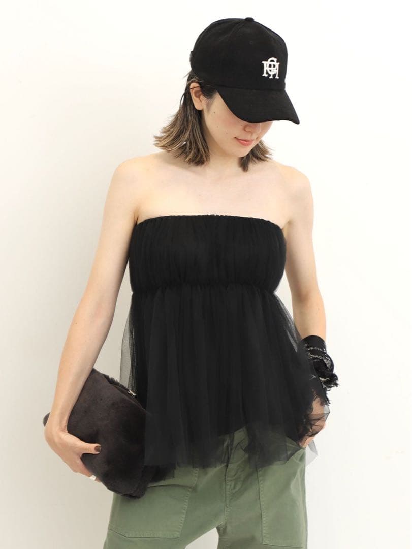 美品★アパルトモン★Lisiere Tulle Bustier★チュールビスチェ