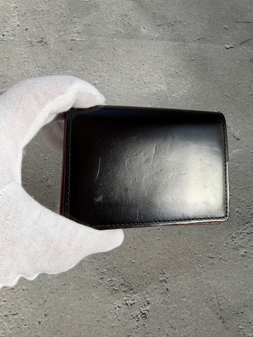 土屋鞄TSUCHIYA KABAN コードバン 名刺入れ　ブラック