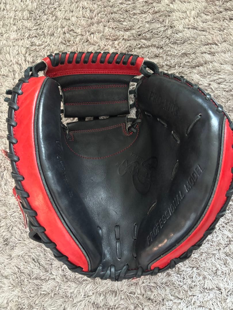 値下げ中　湯もみの鉄人型付け　キャッチャーミットハタケヤマ　PRO-M08 軟式