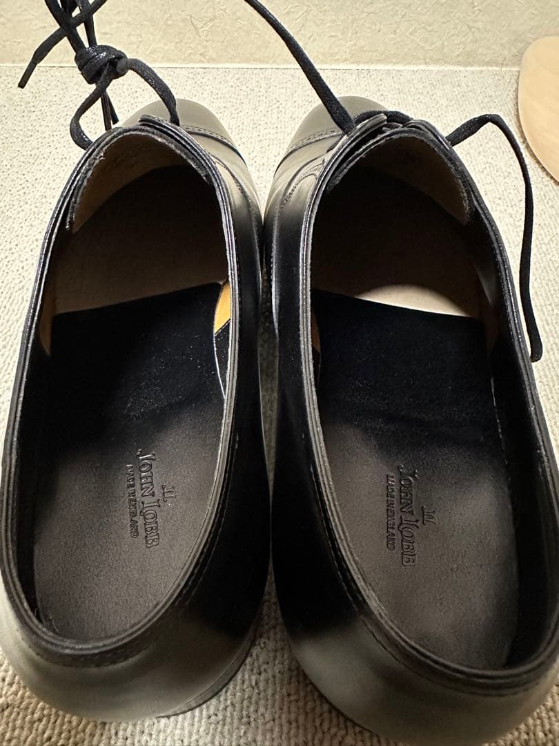 JOHN LOBB ブラック ドレスシューズ