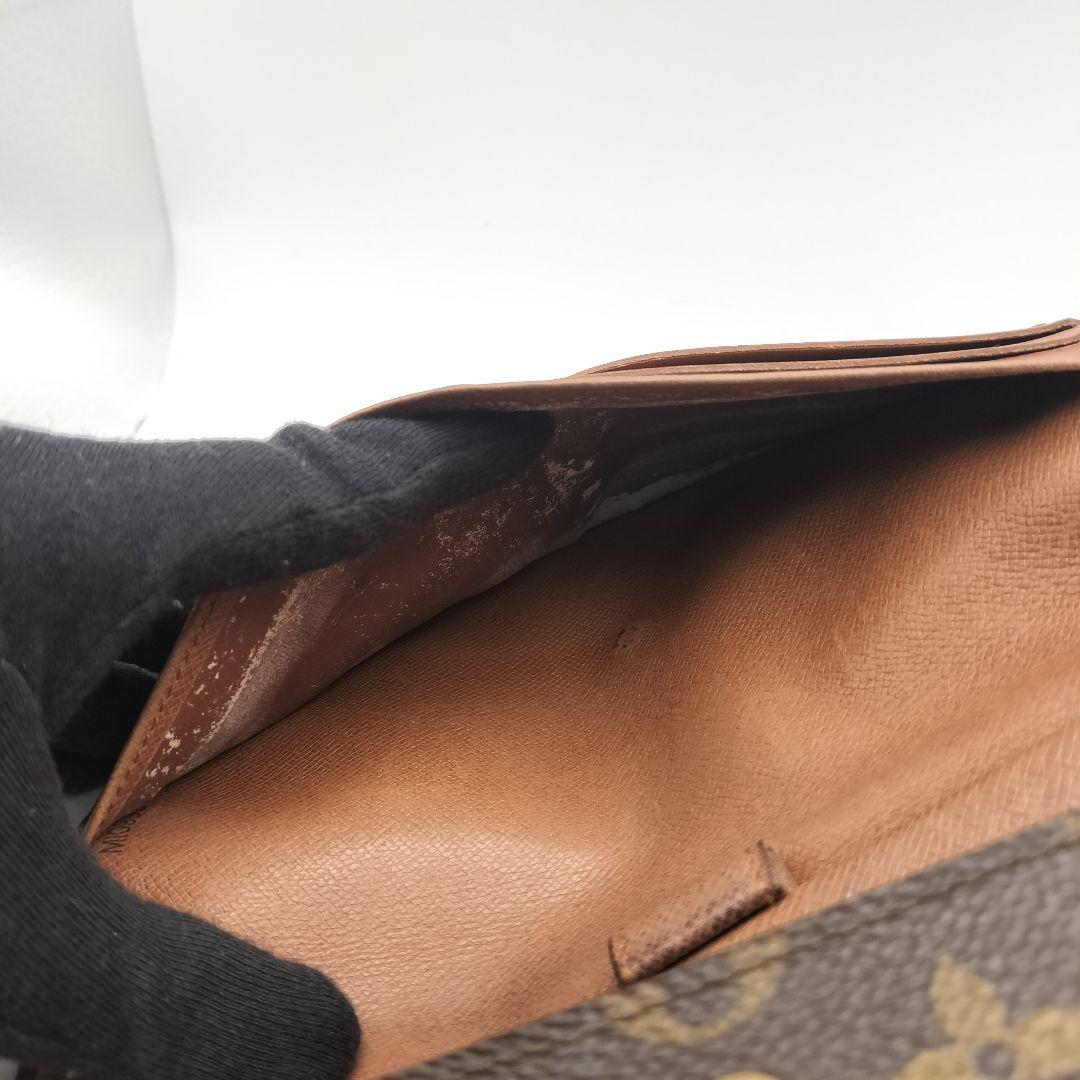 ルイヴィトン　長財布　モノグラム　ポルトトレゾールインターナショナル　ブラウン