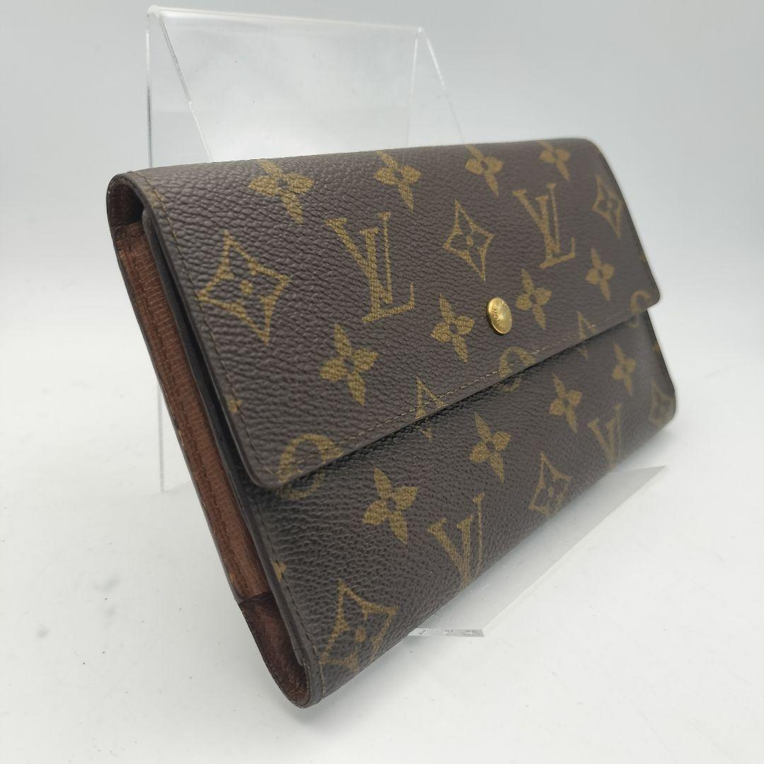 ルイヴィトン　長財布　モノグラム　ポルトトレゾールインターナショナル　ブラウン
