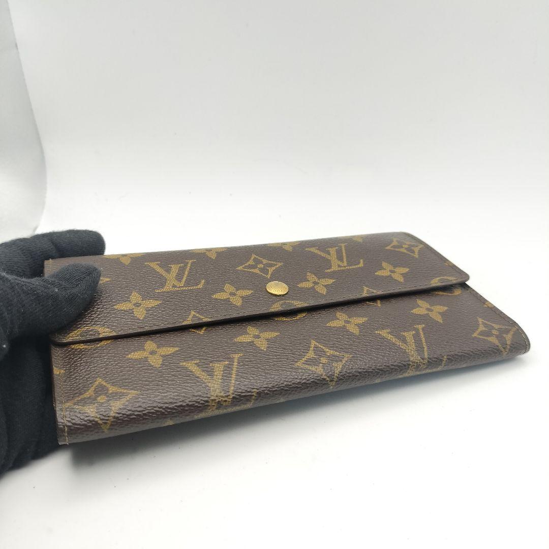 ルイヴィトン　長財布　モノグラム　ポルトトレゾールインターナショナル　ブラウン