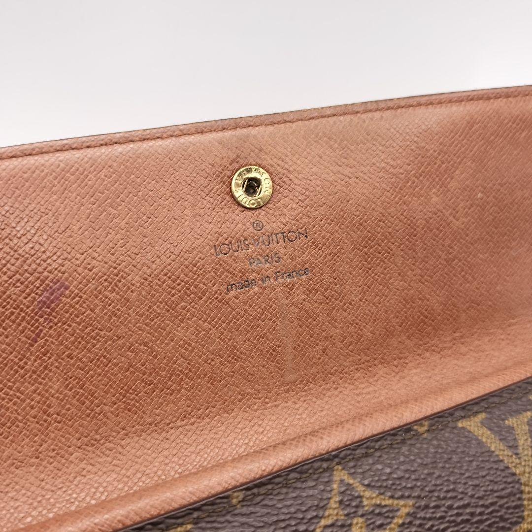 ルイヴィトン　長財布　モノグラム　ポルトトレゾールインターナショナル　ブラウン