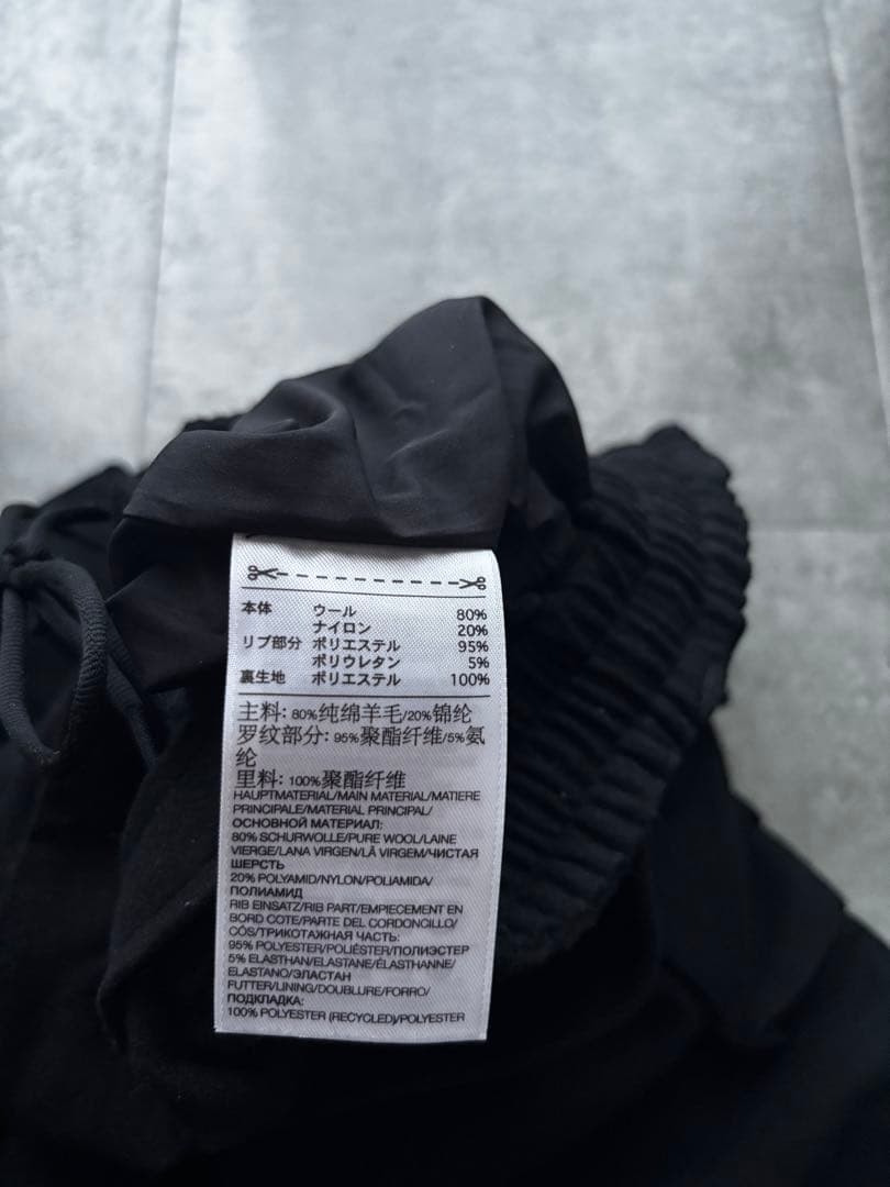 Y-3 ワイスリー ウール フランネル カーゴパンツ　ブラック　XSサイズ