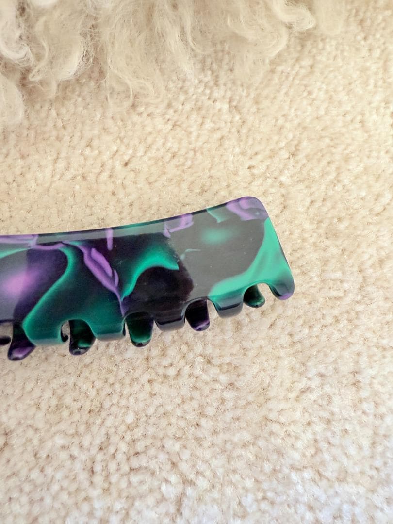 France Luxe フランスラックス キャスケード マーブル ヘアクリップ