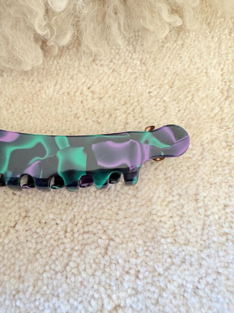 France Luxe フランスラックス キャスケード マーブル ヘアクリップ