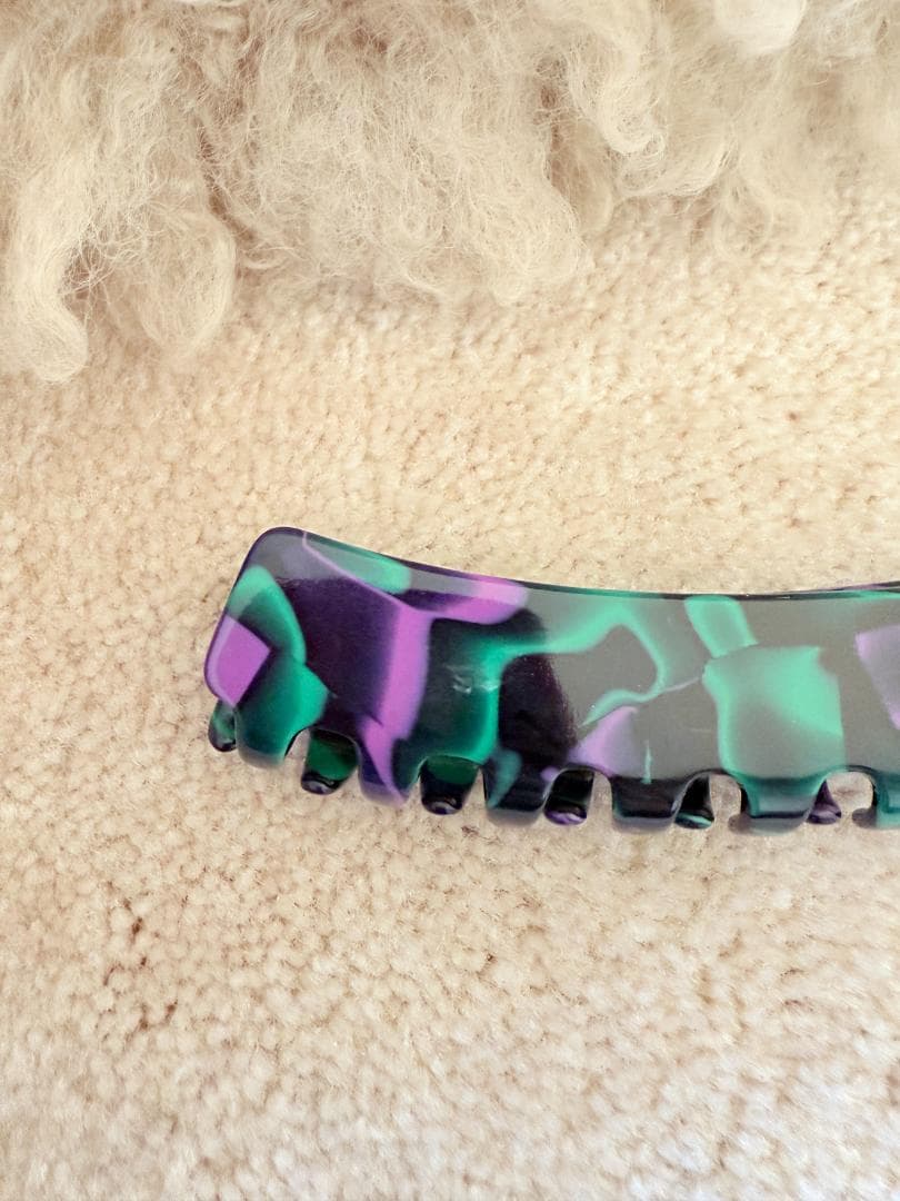 France Luxe フランスラックス キャスケード マーブル ヘアクリップ