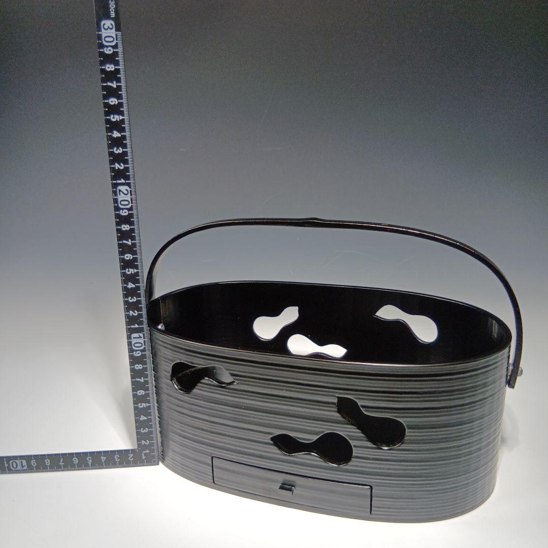 最後値下げ茶道具　六瓢莨盆(鵬雲斉好)一閑塗　 平安満樹作　共箱　美品